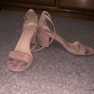 Light Pink Strappy Heels